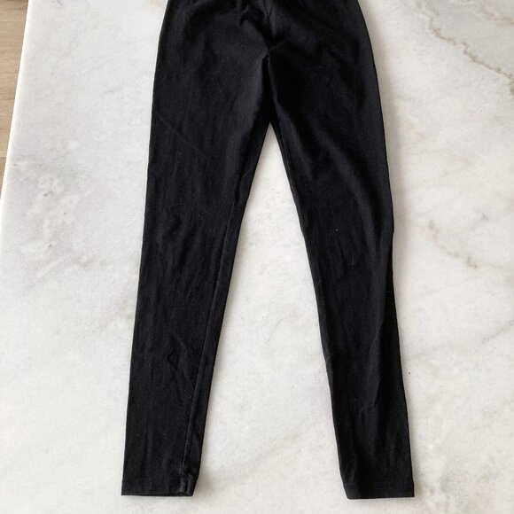 Roots black leggings / tights / pants, 25" - Picture 5 of 9